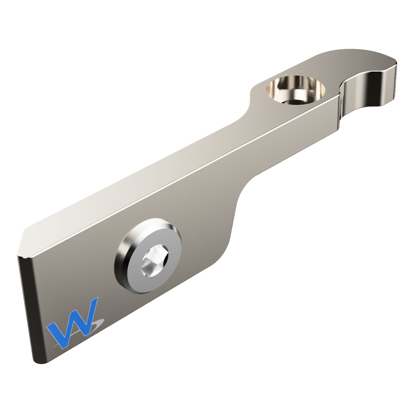 1.62" Hex Key Ejector (Right), 7mm Screw, metal handle hardware component for PCB removal, Electroless Nickel Plated