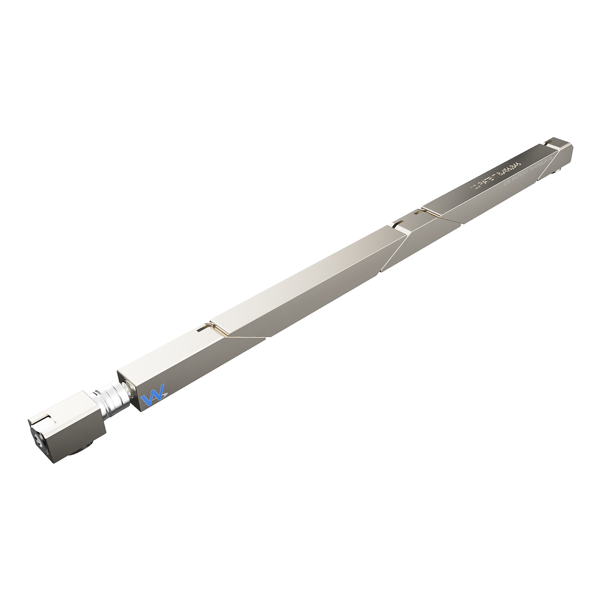 SW5-61-270-250 Max Force Big Boss Belleville Wedgelock, segmented long rectangular hardware component, Electroless Nickel Plated
