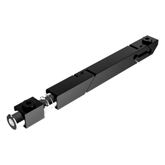 SW3-243-225-225 High Force Belleville Wedgelock, segmented long rectulangular hardware component, Black Anodized Finish