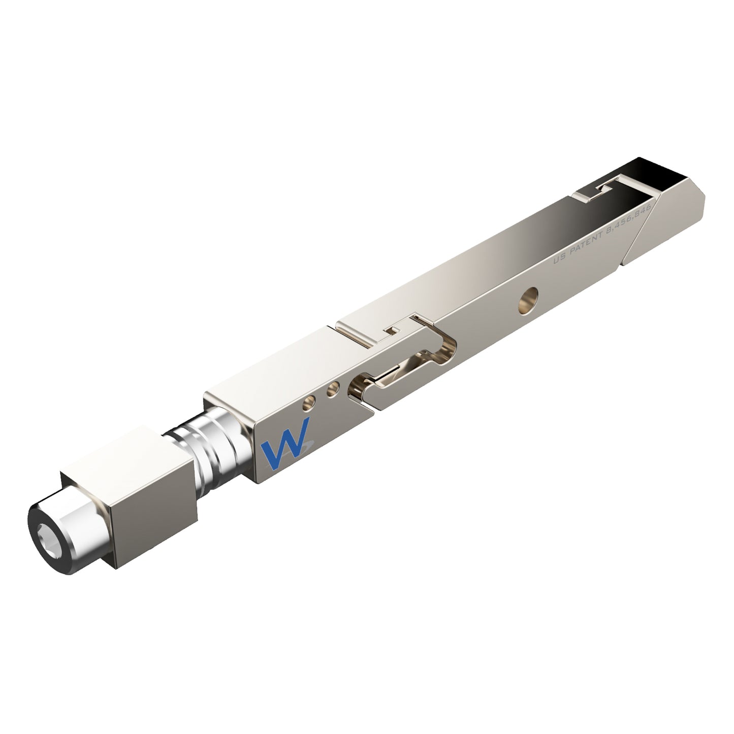 SW3-243-225-225 High Force Wedgelock, segmented long rectulangular hardware component, Electroless Nickel Plated