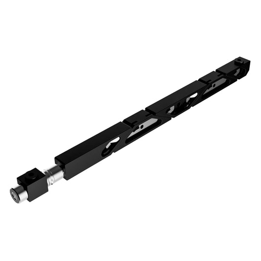 SW5-43-270-225 Max Force Belleville Wedgelock, segmented long rectulangular hardware component, Black Anodized Finish