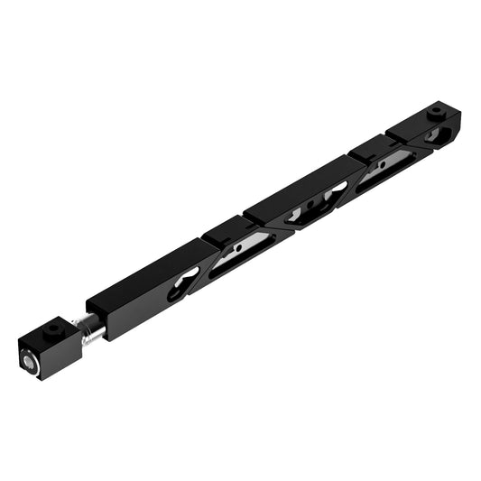 SW5-43-270-250 Max Force Wedgelock, segmented long rectulangular hardware component, Black Anodized Finish