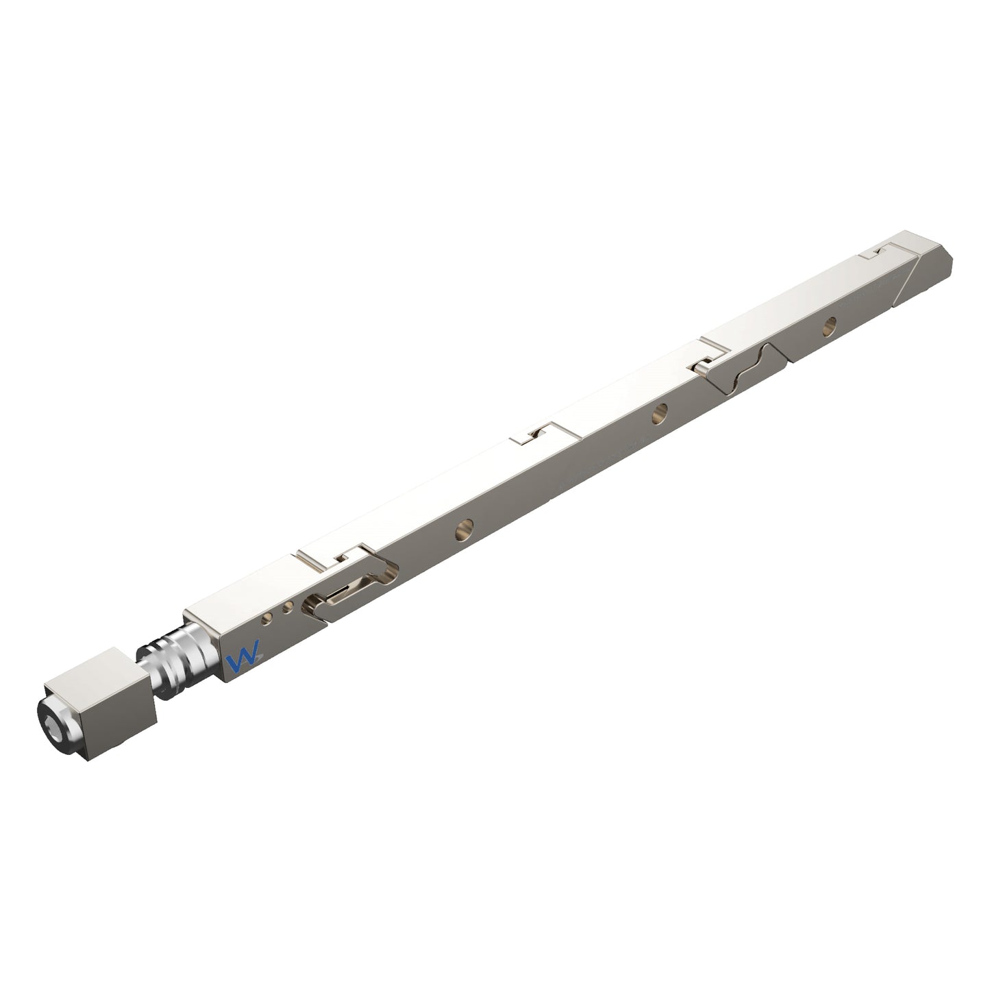 SW5-48-225-225 High Force Wedgelock, segmented long rectulangular hardware component, Clear Chemical Film Finish