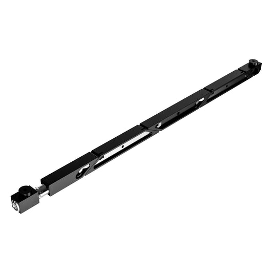SW5-70-270-250 Max Force Big Boss Wedgelock, segmented long rectulangular hardware component, Black Anodized Finish