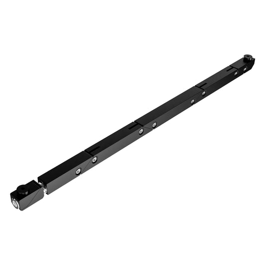 SW7-100-375-375 MAGNUM Wedgelock, segmented long rectulangular hardware component, Black Anodized Finish