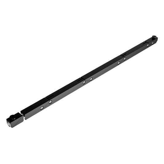 SW7-120-375-375 MAGNUM Wedgelock, segmented long rectulangular hardware component, Black Anodized Finish