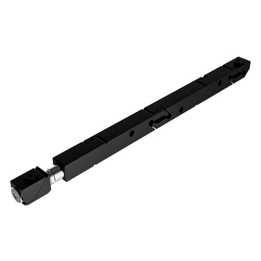 SW7-43-270-250 High Force Wedgelock, segmented long rectulangular hardware component, Black Anodized Finish