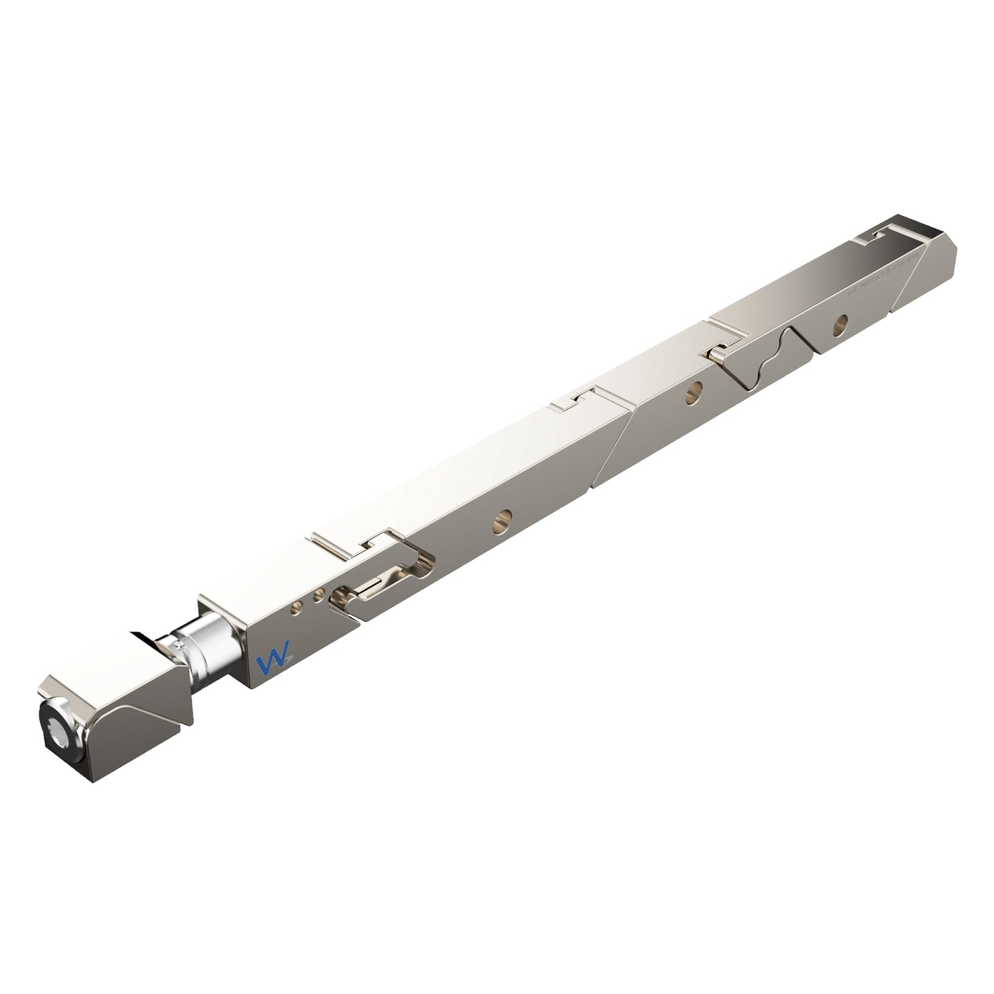 SW7-43-270-250 High Force Wedgelock, segmented long rectulangular hardware component, Electroless Nickel Plated