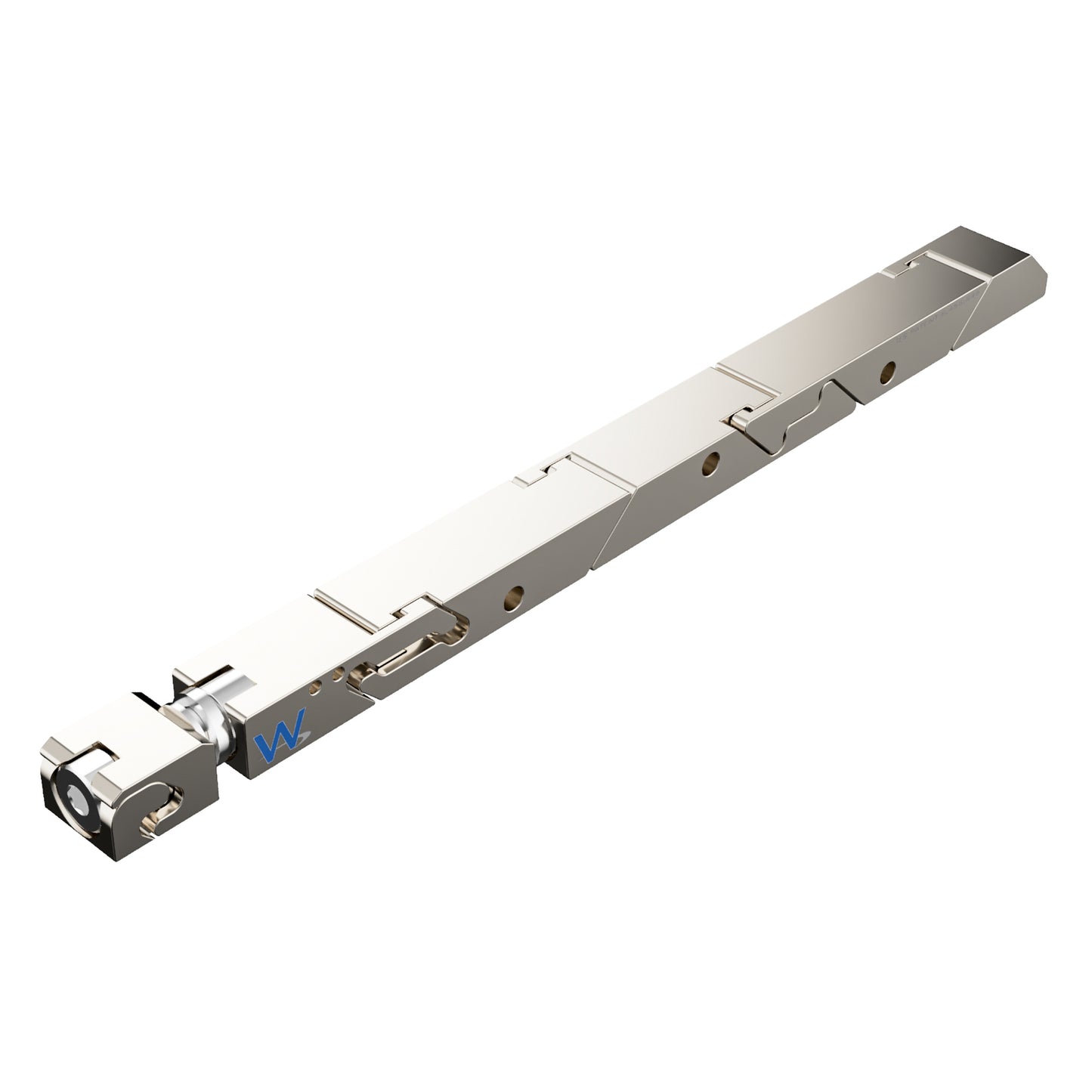 SW7-455-260-365 High Force Wedgelock, segmented long rectulangular hardware component, Electroless Nickel Plated