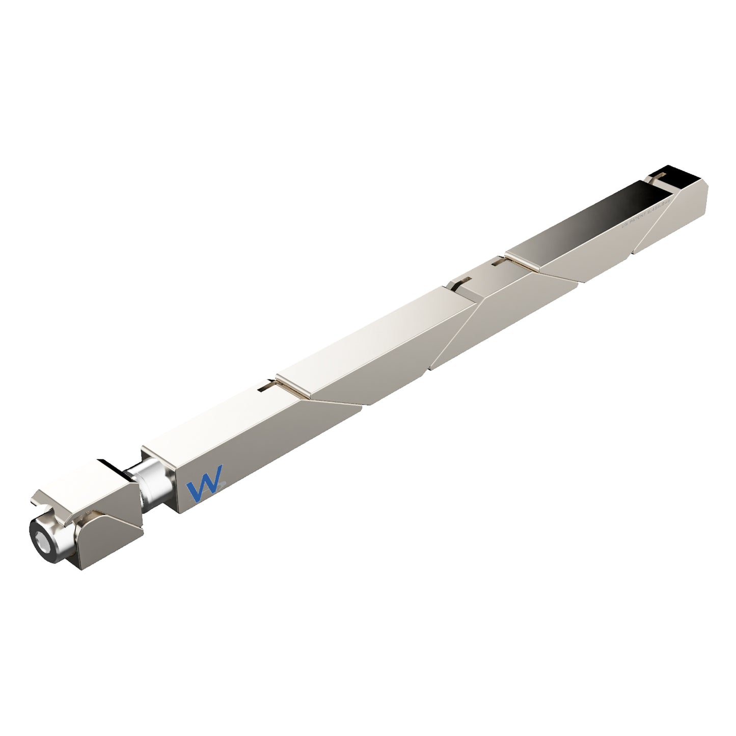 SW7-455-270-250 Max Force Big Boss Wedgelock, segmented long rectulangular hardware component, Electroless Nickel Plated