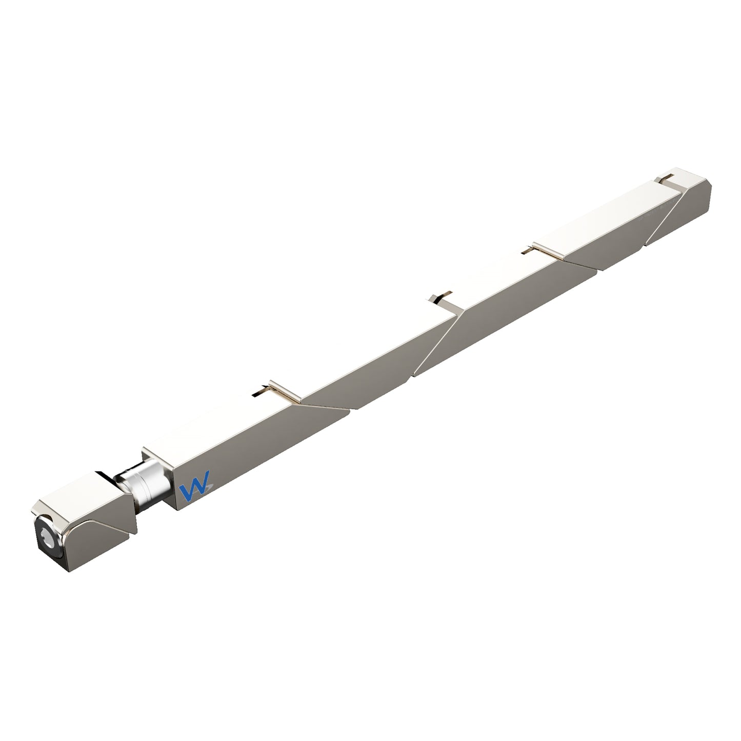 SW7-475-270-250 Max Force Wedgelock, segmented long rectulangular hardware component, Electroless Nickel Plated