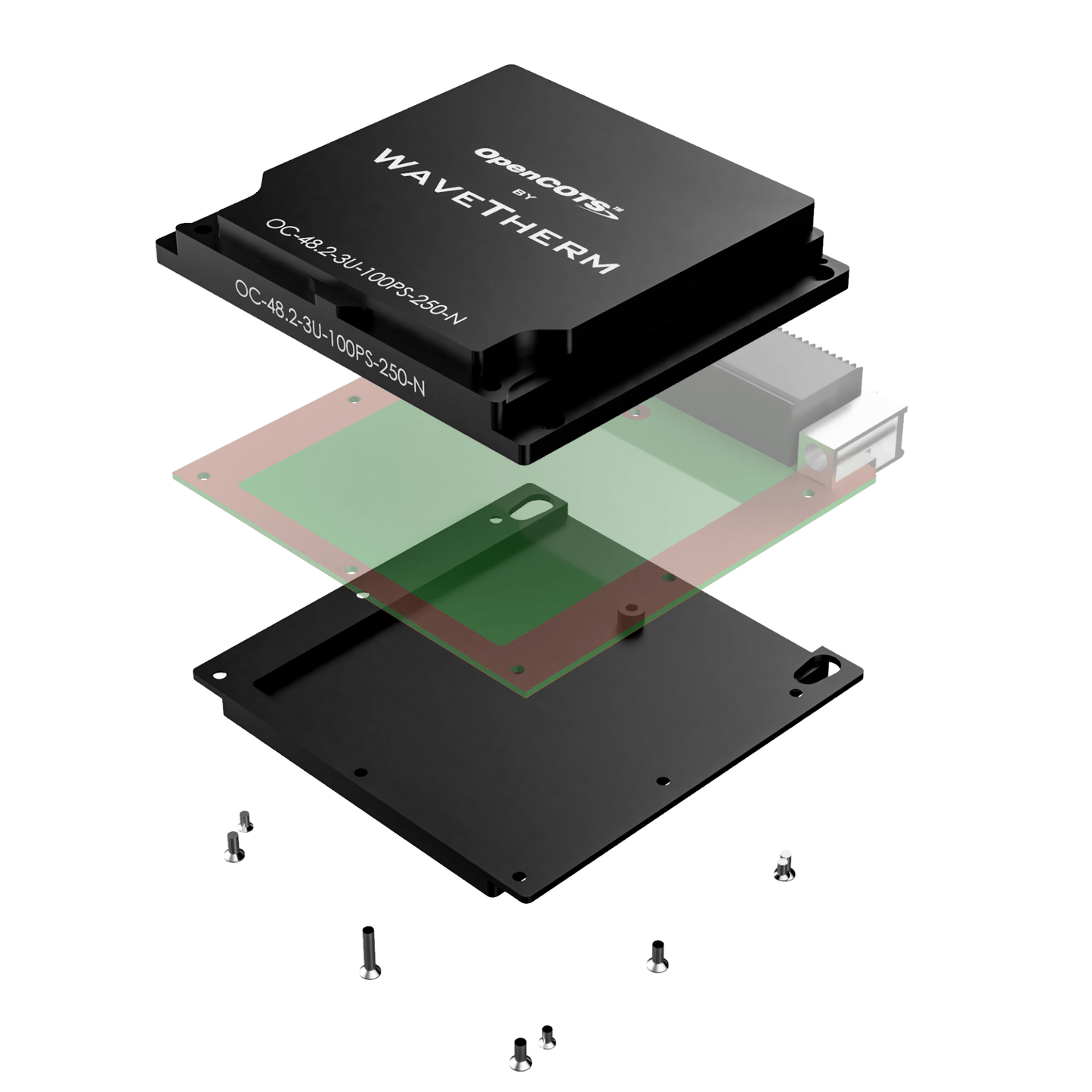 Vita 48.2 3U VPX standard varme ramme (100mm)