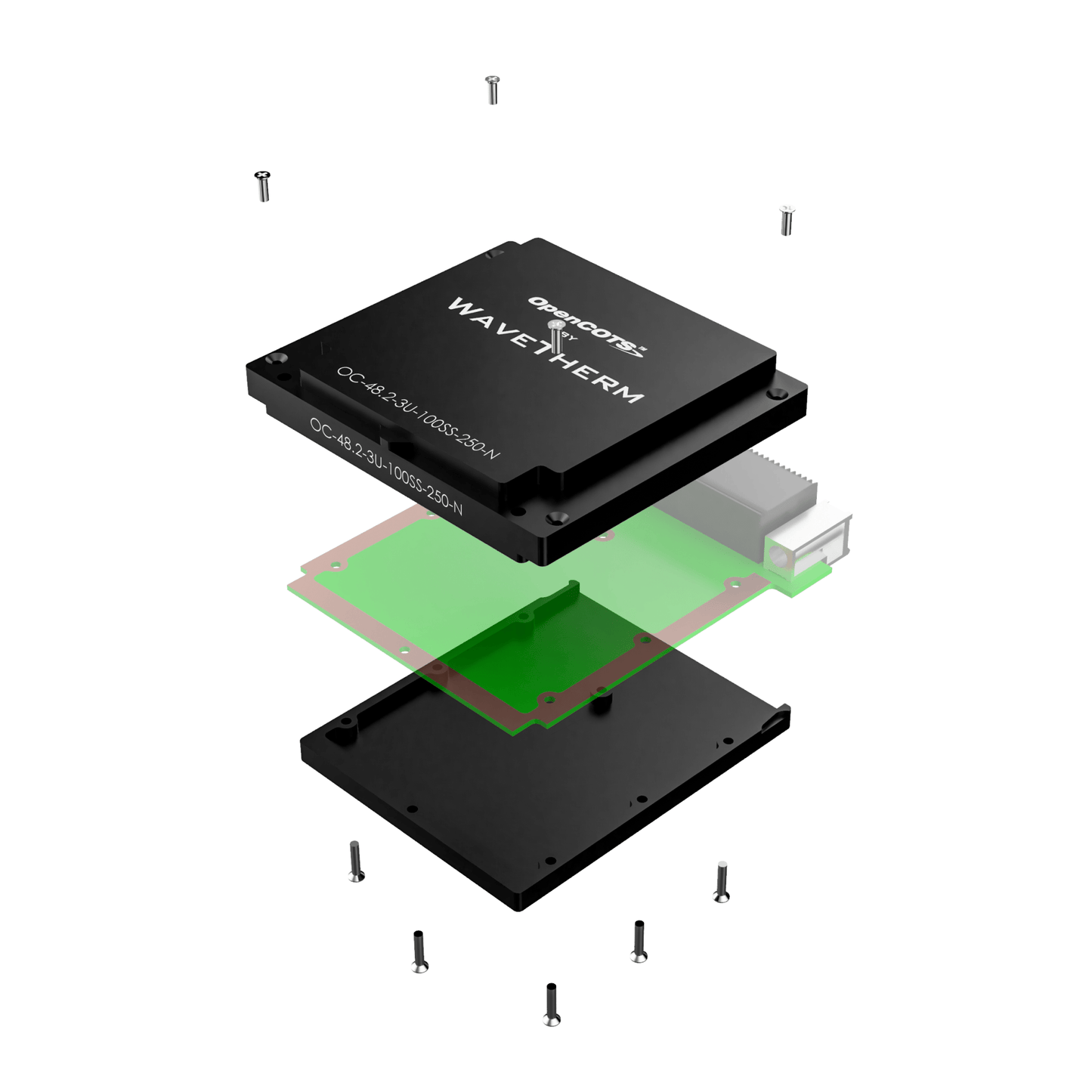 Vita 48.2 3U VPX standard varme ramme (100mm)