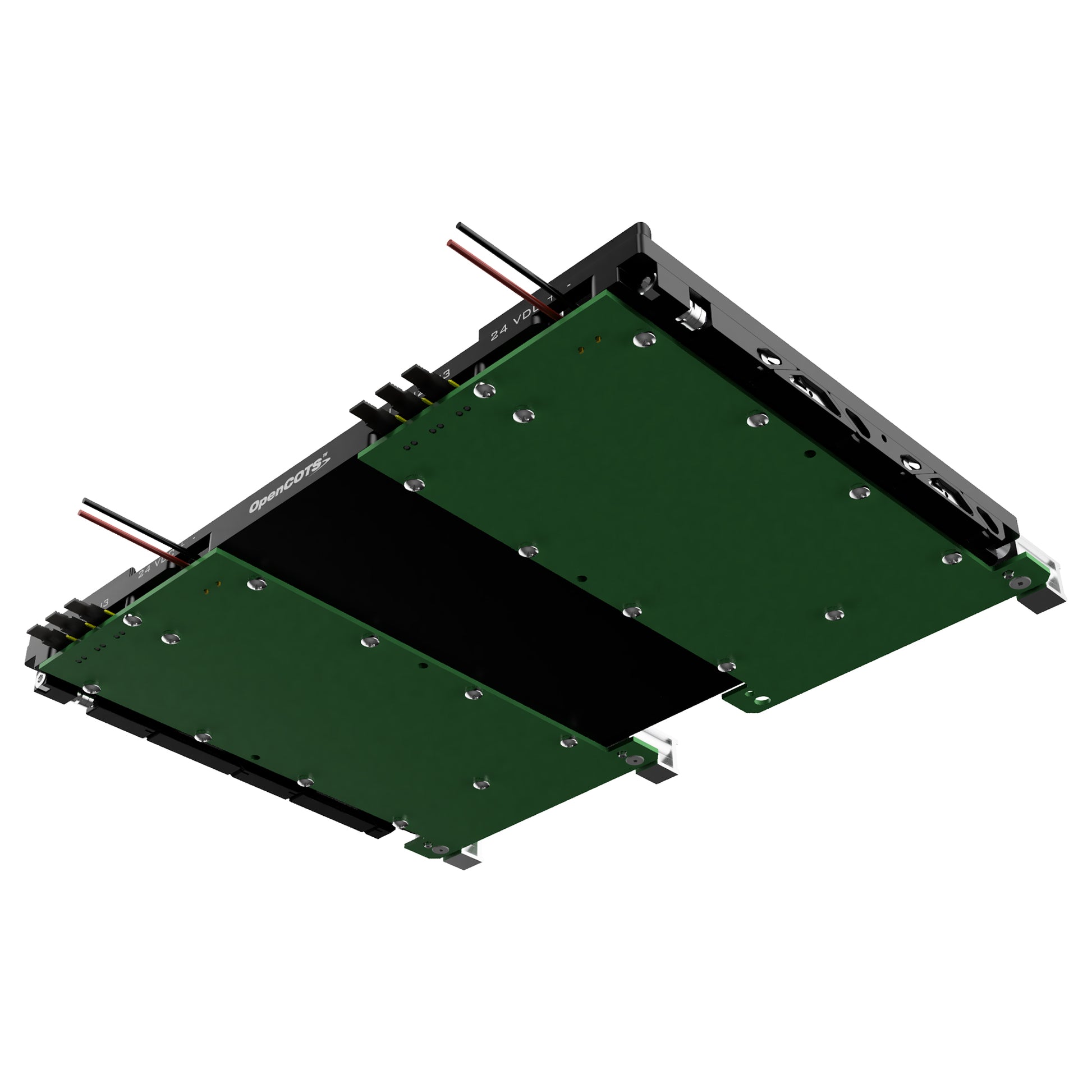 6U VPX Conduction Cooled Thermal Load Board Module, ruggedized PCB with metal enclosure 