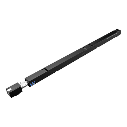 SW5-61-270-250 Max Force Big Boss Belleville Wedgelock, segmented long rectangular hardware component, Black Anodized Finish