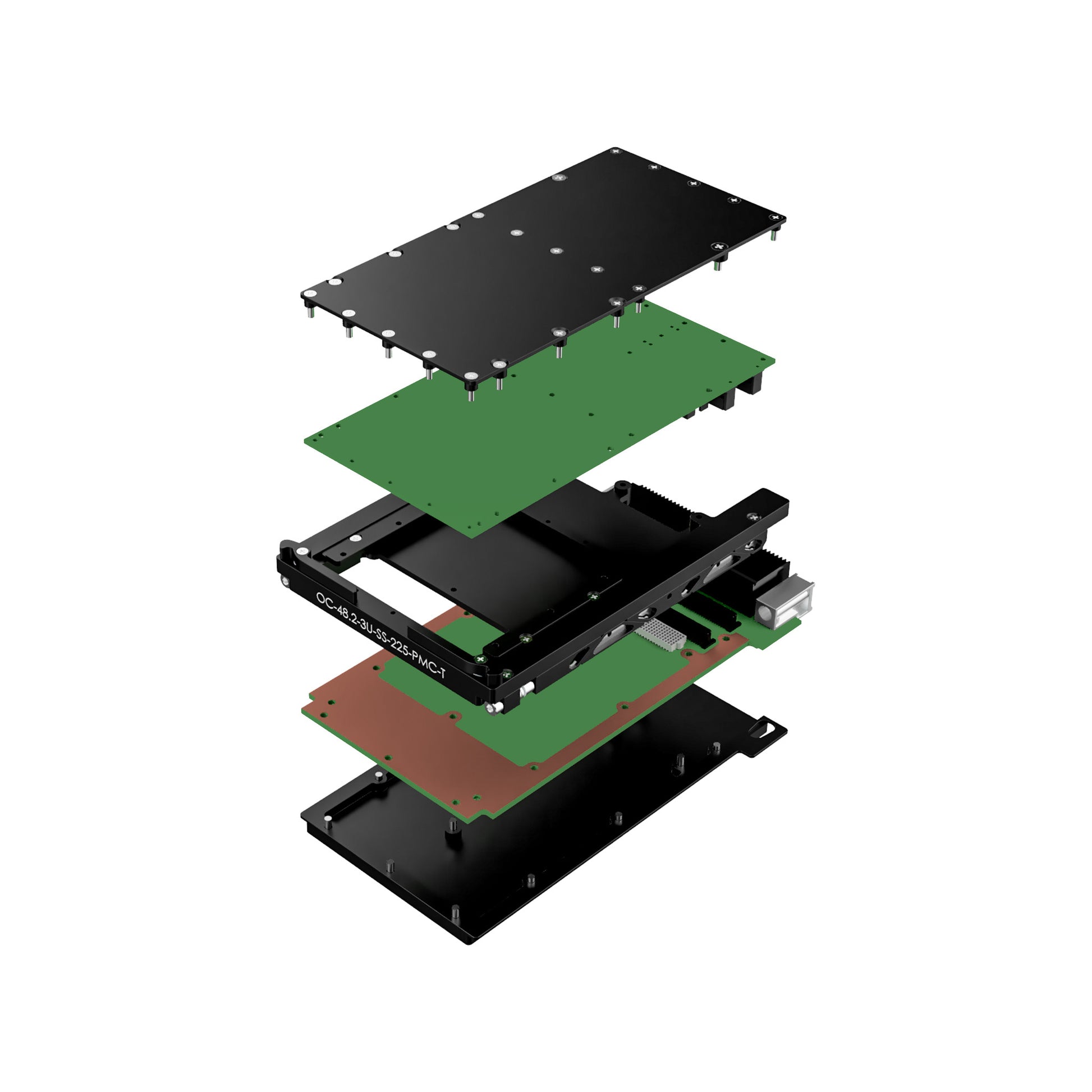 Vita 48.2 3U VPX Development Kit (160mm Thick PCB), ruggedized metal enclosure for embedded computer board 