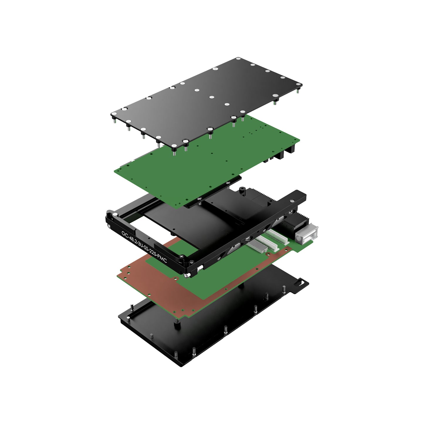 3U VPX Developement Kit for Vita 48.2 160mm, ruggedized metal enclosure for embedded computer board 