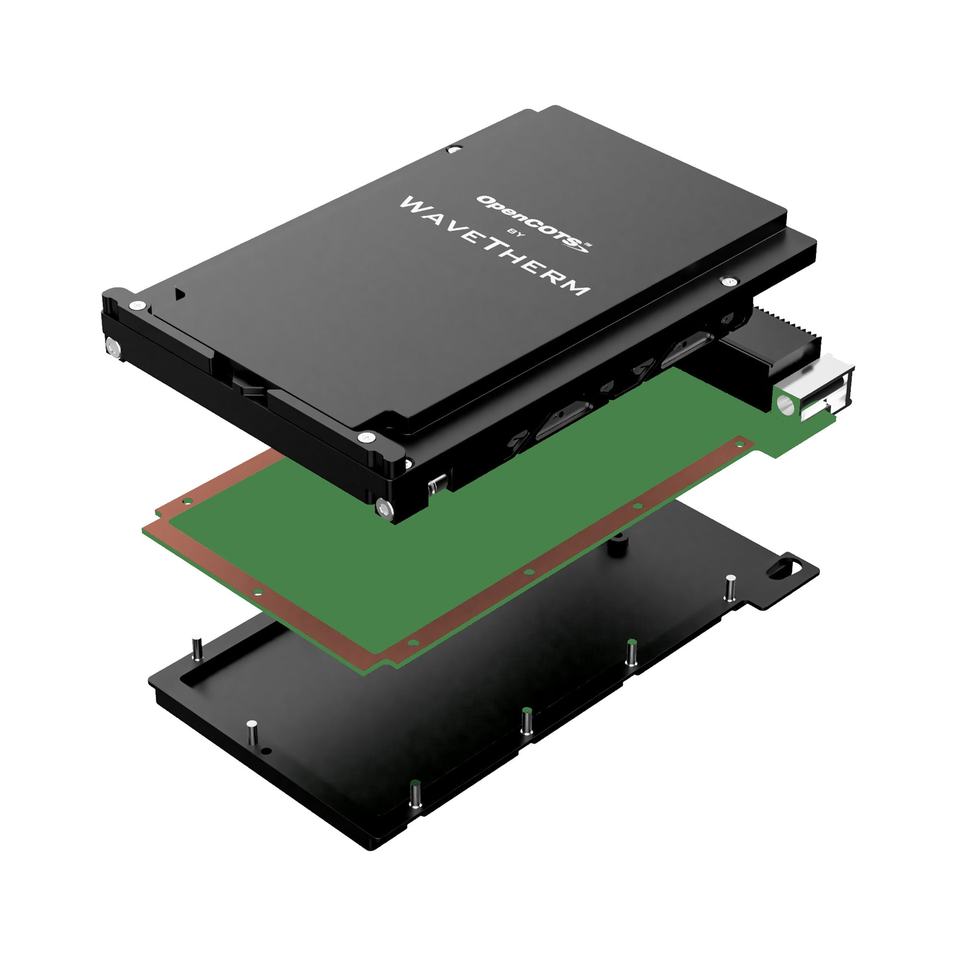 Vita 48.2 3U VPX Development Kit (160mm Thick PCB), ruggedized metal enclosure for embedded computer board 