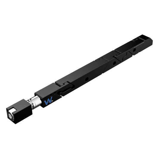 SW5-37-250-250 High Force Wedgelock, segmented long rectulangular hardware component, Black Anodized Finish