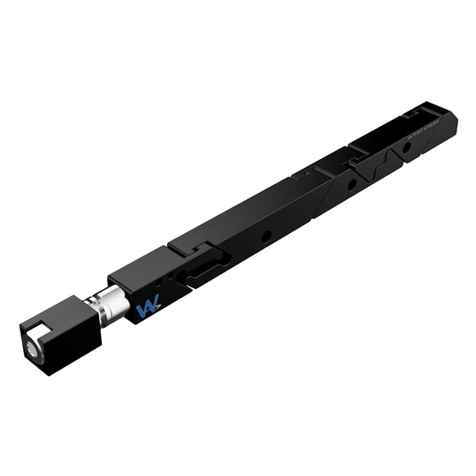 SW5-37-270-250 High Force Wedgelock, segmented long rectulangular hardware component, Black Anodized Finish