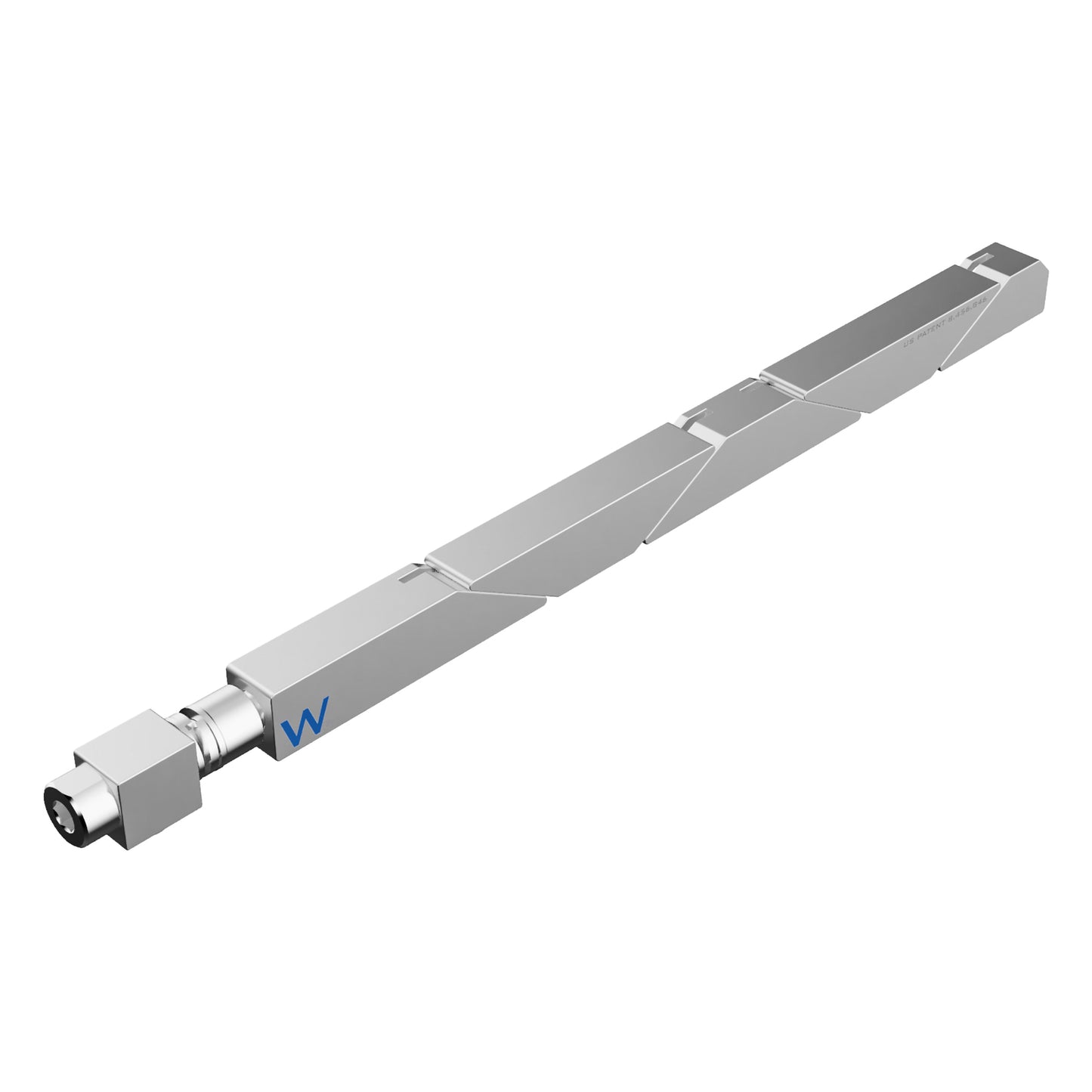 SW5-43-270-225 Max Force Wedgelock, segmented long rectulangular hardware component, Clear Chemical Film Finish