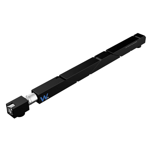 SW5-43-270-250 Max Force Big Boss Wedgelock, segmented long rectulangular hardware component, Black Anodized Finish