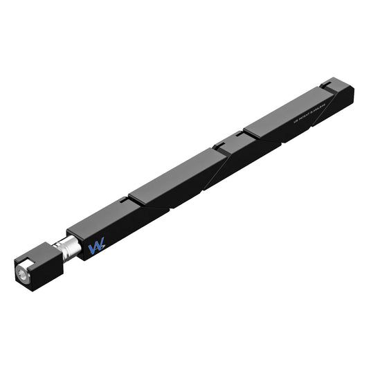 SW5-43-270-250 Max Force Wedgelock, segmented long rectulangular hardware component, Black Anodized Finish