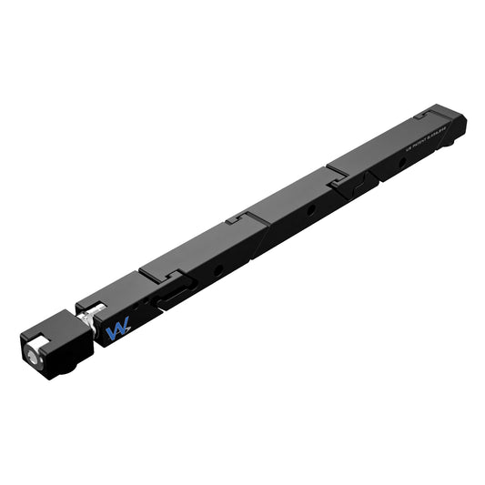 SW5-455-250-300 High Force Big Boss Belleville #6 Wedgelock, segmented long rectulangular hardware component, Black Anodized Finish