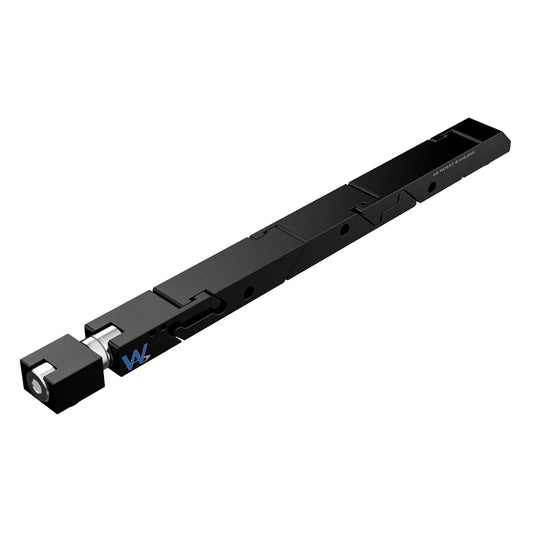 SW5-455-260-365 High Force Big Boss Belleville Wedgelock, segmented long rectulangular hardware component, Black Anodized Finish