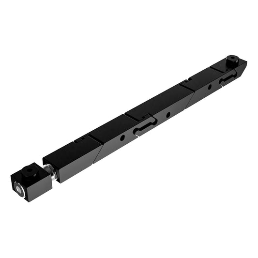 SW5-455-260-365 High Force Big Boss Belleville Wedgelock, segmented long rectulangular hardware component, Black Anodized Finish