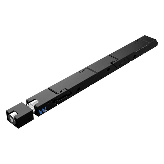 SW5-455-260-365 High Force Belleville Wedgelock, segmented long rectulangular hardware component, Black Anodized Finish