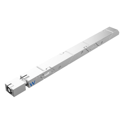 SW5-455-260-365 High Force Wedgelock, segmented long rectulangular hardware component, Clear Chemical Film Finish