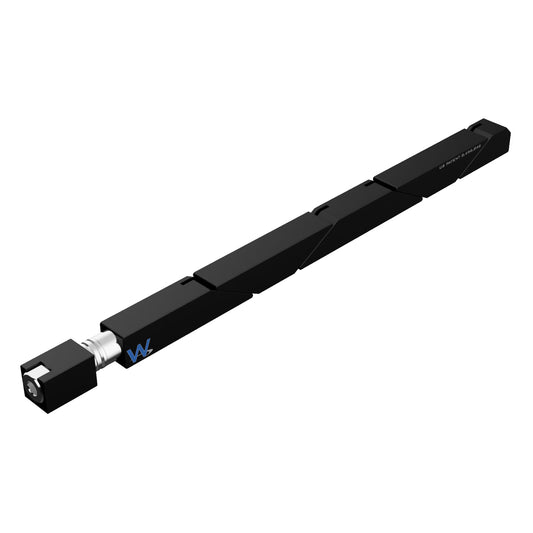 SW5-455-270-250 Max Force Big Boss Wedgelock, segmented long rectulangular hardware component, Black Anodized Finish