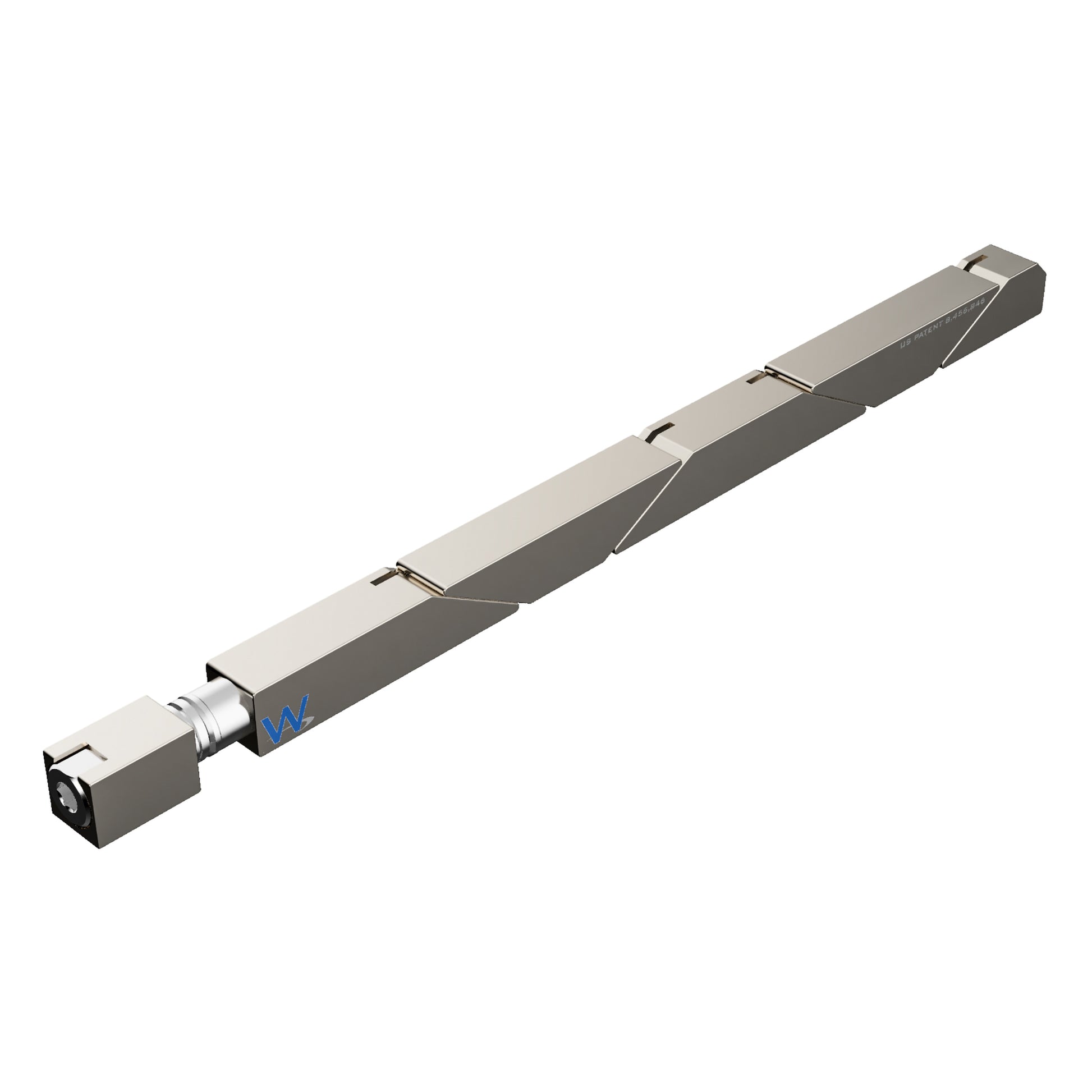 SW5-455-270-250 Max Force Belleville Wedgelock, segmented long rectulangular hardware component, Electroless Nickel Plated