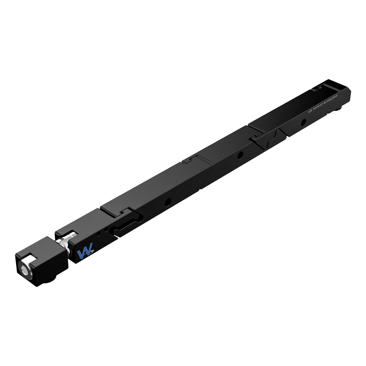 SW5-475-250-300 High Force Big Boss Belleville Wedgelock, segmented long rectulangular hardware component, Black Anodized Finish