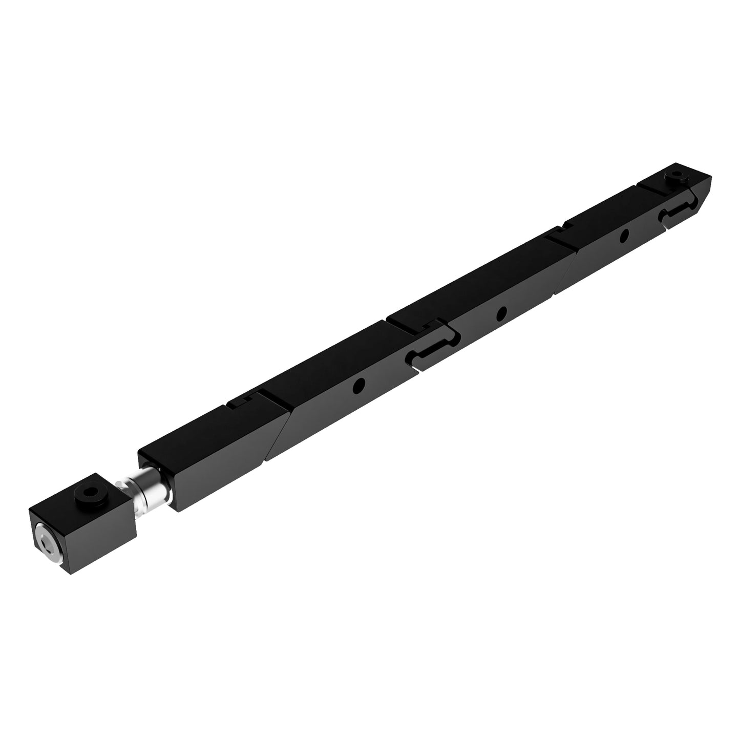 SW5-475-250-300 High Force Belleville Wedgelock, segmented long rectulangular hardware component, Black Anodized Finish