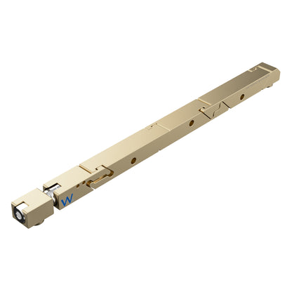 SW5-475-250-300 High Force Big Boss Belleville Wedgelock, segmented long rectulangular hardware component, Gold Chemical Film Finish