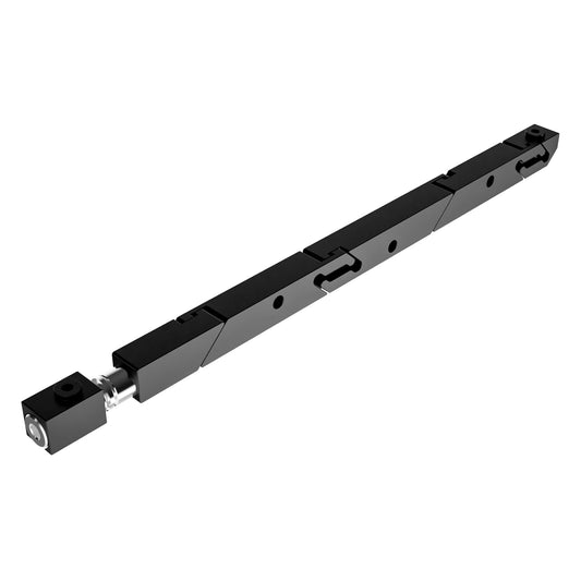 SW5-475-270-250 High Force Belleville Wedgelock, segmented long rectulangular hardware component, Black Anodized Finish