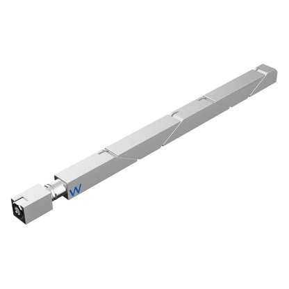 SW5-475-270-250 Max Force Big Boss Wedgelock, segmented long rectulangular hardware component, Clear Chemical Film Finish