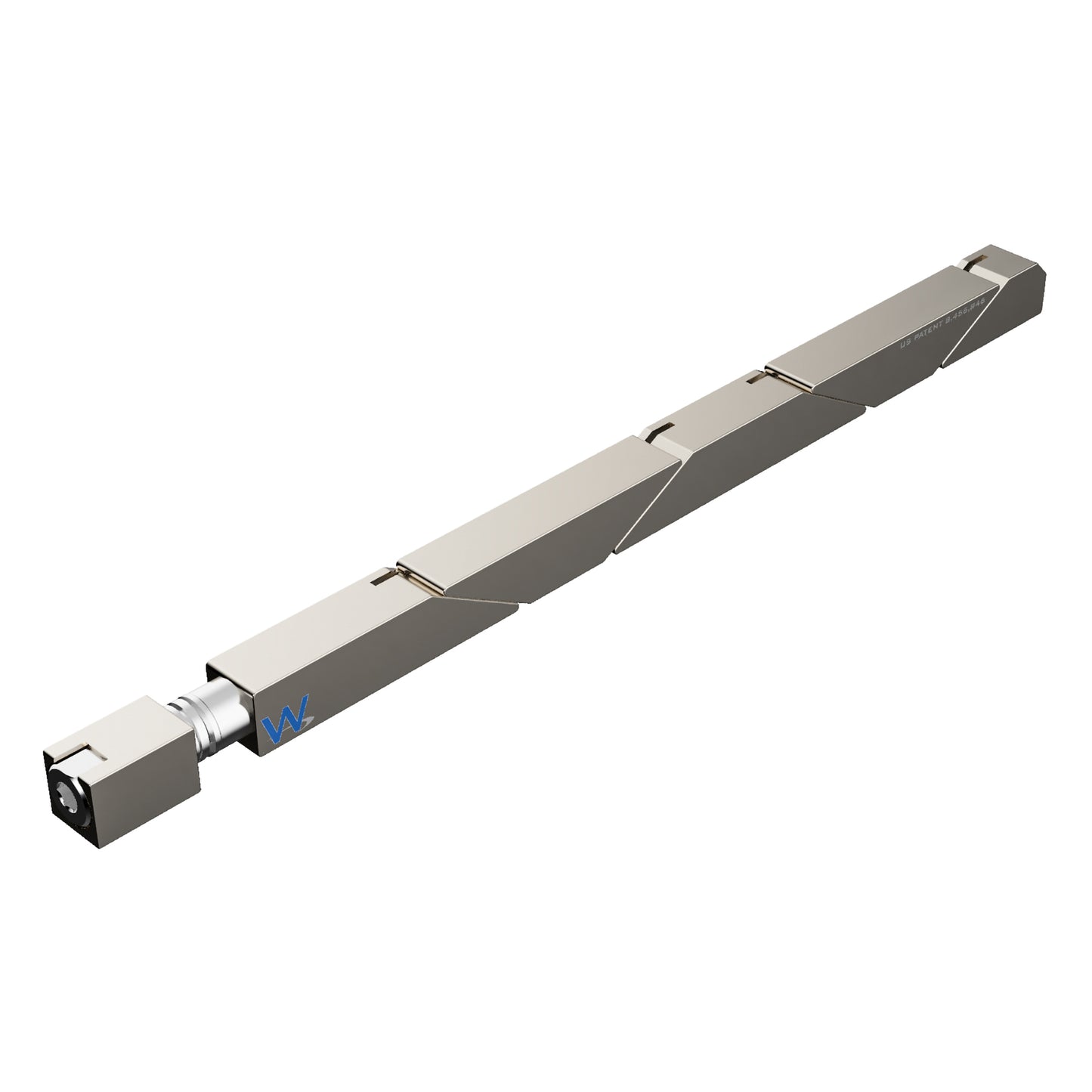 SW5-475-270-250 Max Force Big Boss Wedgelock, segmented long rectulangular hardware component, Electroless Nickel Plated