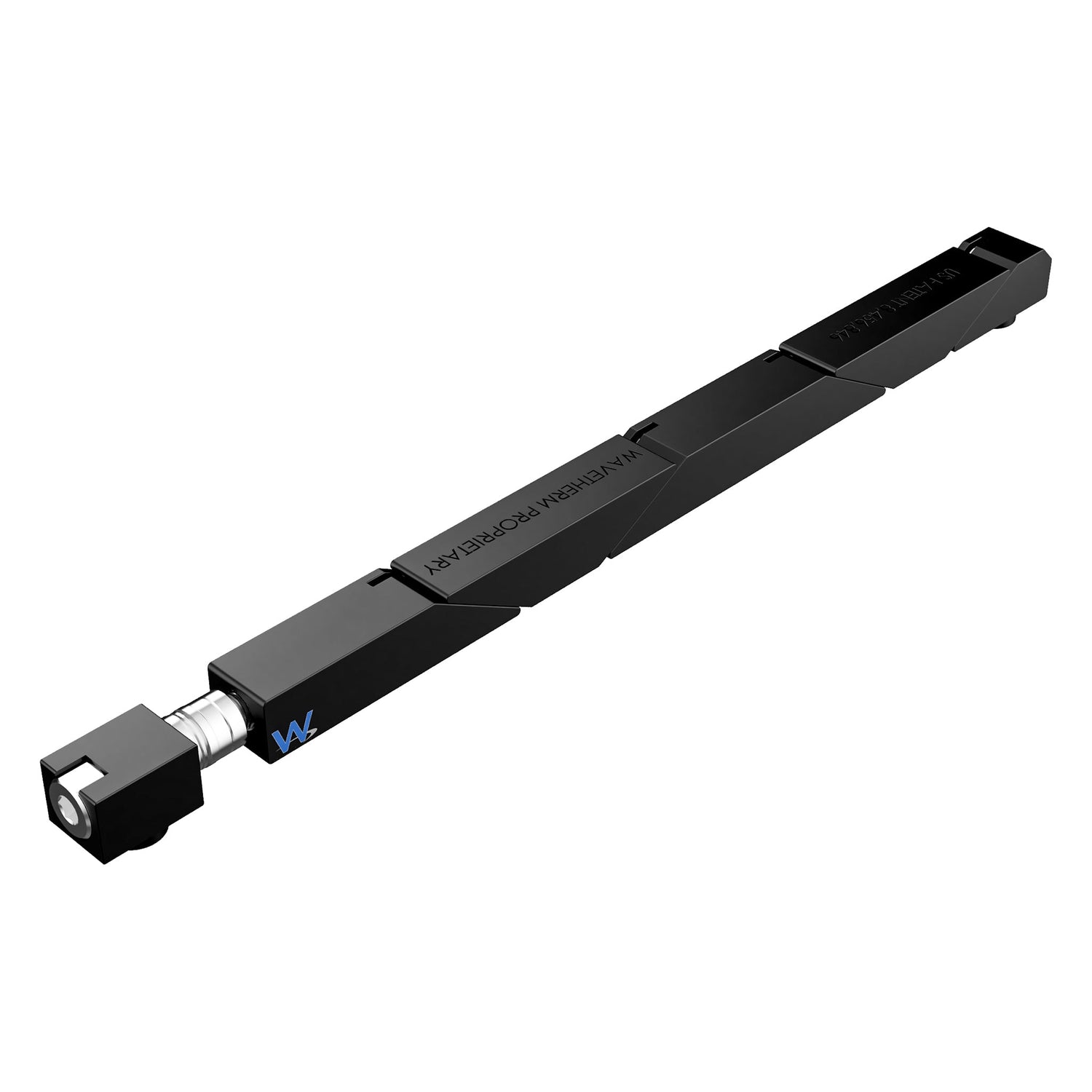 SW5-475-275-300 Max Force Big Boss Belleville #6, segmented long rectulangular hardware component, Black Anodized Finish