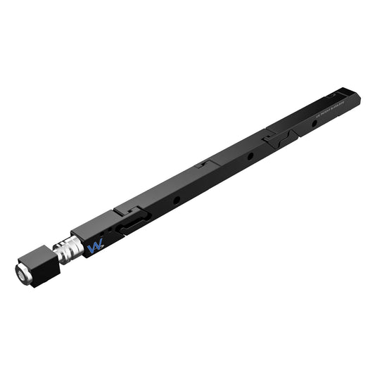 SW5-48-225-225 High Force Belleville Wedgelock, segmented long rectulangular hardware component, Black Anodized Finish