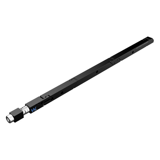 SW5-64-225-225 High Force Belleville Wedgelock, segmented long rectulangular hardware component, Black Anodized Finish