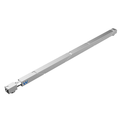 SW5-70-270-250 Max Force Big Boss Wedgelock, segmented long rectulangular hardware component, Clear Chemical Film Finish