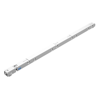 SW7-100-375-375 MAGNUM Wedgelock, segmented long rectulangular hardware component, Clear Chemical Film Finish