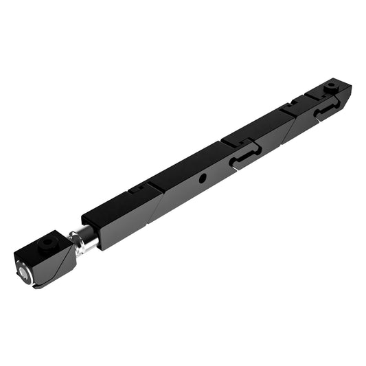 SW7-37-250-250 High Force Belleville Wedgelock, segmented long rectulangular hardware component, Black Anodized Finish