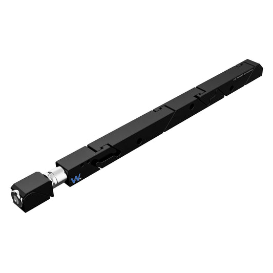 SW7-43-270-250 High Force Belleville Wedgelock, segmented long rectulangular hardware component, Black Anodized Finish