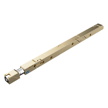 SW7-475-250-250 High Force Belleville Wedgelock, segmented long rectulangular hardware component, Gold Chemical Film Finish