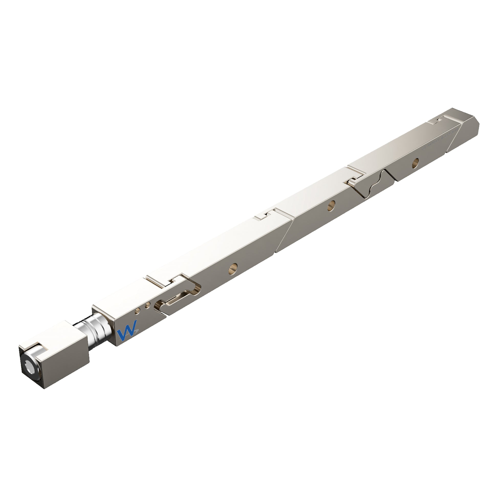 SW7-475-250-250 High Force Belleville Wedgelock, segmented long rectulangular hardware component, Electroless Nickel Plated