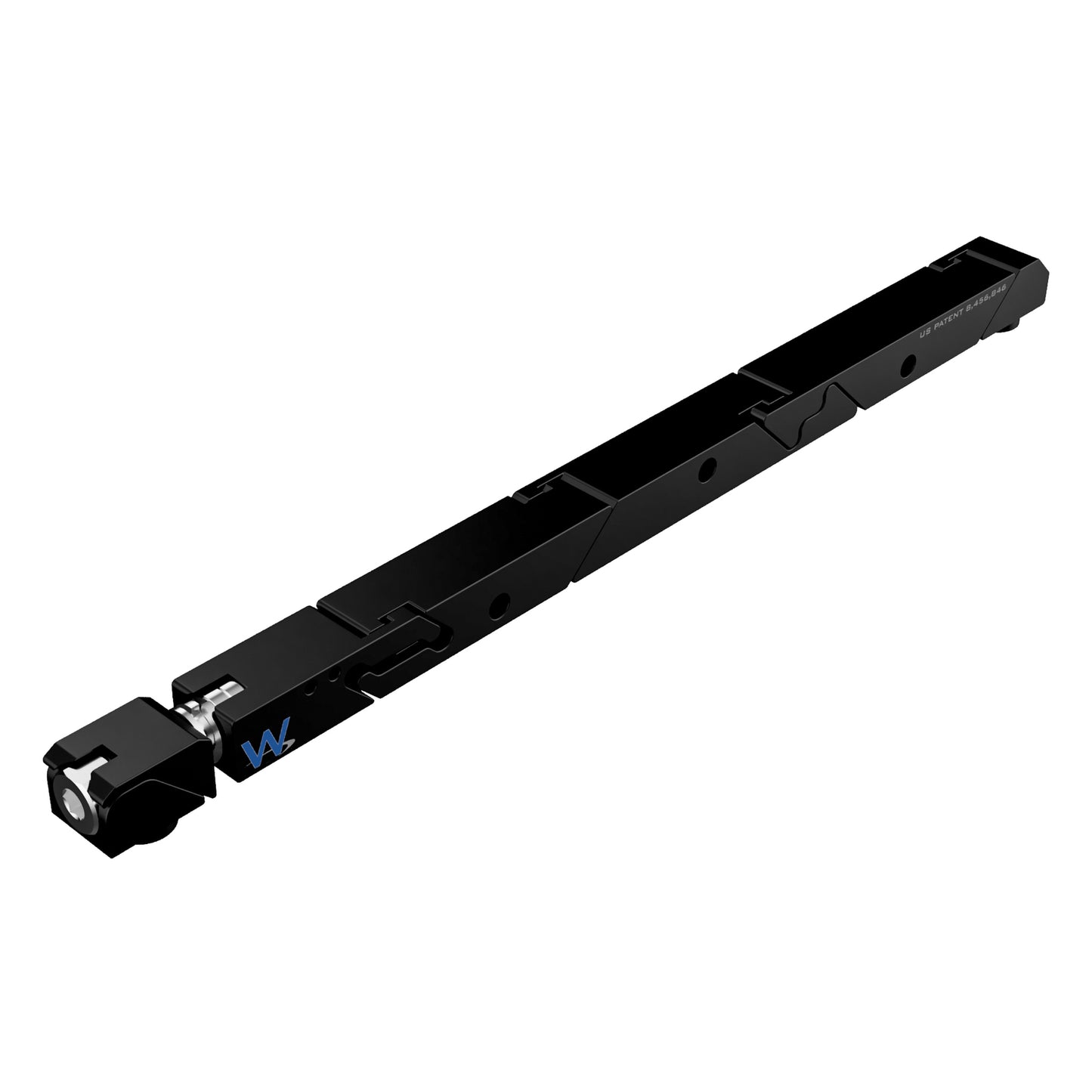 SW7-475-250-300 High Force Big Boss Belleville #8 Wedgelock, segmented long rectulangular hardware component, Black Anodized Finish